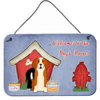 "Caroline's Treasures Dog House Collection English Foxhound Wall or Door Hanging Prints BB2864DS812, 8HX12W, Multicolor"