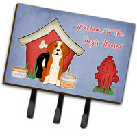 "Caroline's Treasures Dog House Collection English Foxhound Leash or Key Holder BB2864TH68, Triple, Multicolor"