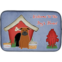 "Caroline's Treasures BB2865DDM Dish Drying Mat, 14"" x 21"", Dog House"
