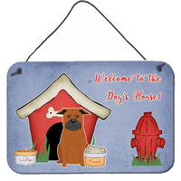 "Caroline's Treasures House Collection Chinese Chongqing Dog Wall or Door Hanging Prints BB2865DS812, 8HX12W"