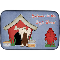 "Caroline's Treasures BB2867DDM Dish Drying Mat, 14"" x 21"", Dog House"