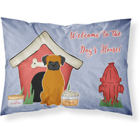 "Caroline's Treasures Dog House Collection Fawn Boxer Fabric Standard Pillowcase BB2869PILLOWCASE, Multicolor"