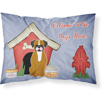 Caroline's Treasures Dog House Collection Flashy Fawn Boxer Fabric Standard Pillowcase BB2870PILLOWCASE