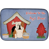 "Caroline's Treasures BB2879DDM Dish Drying Mat, 14"" x 21"", Dog House"