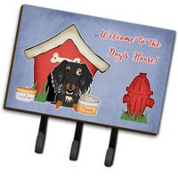 "Caroline's Treasures Dog House Collection Wire Haired Dachshund Dapple Leash or Key Holder BB2882TH68, Triple"