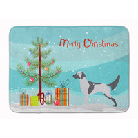 "Caroline's Treasures English Setter Merry Christmas Tree Floor Mat, 19"" x 27"", Multicolor"