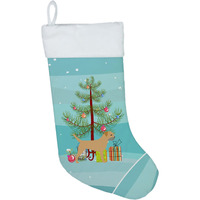 "Caroline's Treasures Border Terrier Merry Tree christmas-stockings, Multicolor"