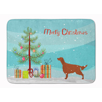 "Caroline's Treasures Irish Setter Merry Christmas Tree Floor Mat, 19"" x 27"", Multicolor"