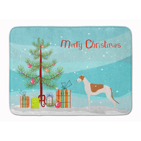 "Caroline's Treasures Greyhound Merry Christmas Tree Floor Mat, 19"" x 27"", Multicolor"