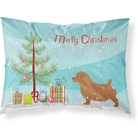Caroline's Treasures Christmas Tree Norfolk Terrier Merry Fabric Standard Pillowcase BB2927PILLOWCASE