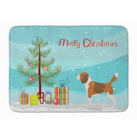 "Caroline's Treasures Beagle Merry Christmas Tree Floor Mat, 19"" x 27"", Multicolor"