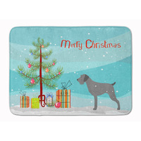 "Caroline's Treasures German Wirehaired Pointer Christmas Floor Mat, 19"" x 27"", Multicolor"