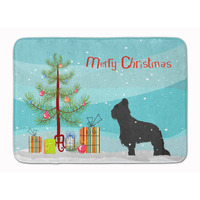 "Caroline's Treasures Briard Merry Christmas Tree Floor Mat, 19"" x 27"", Multicolor"