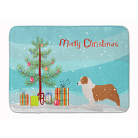 "Caroline's Treasures Australian Shepherd Dog Christmas Tree Floor Mat, 19"" x 27"", Multicolor"