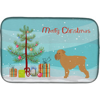 "Caroline's Treasures Brussels Griffon Tree Dish Drying Mat, 14"" x 21"", Multicolor"