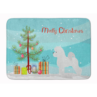 "Caroline's Treasures Bichon Frise Merry Christmas Tree Floor Mat, 19"" x 27"", Multicolor"