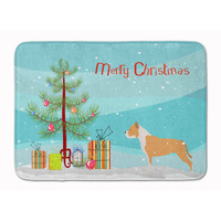 "Caroline's Treasures Staffordshire Bull Terrier Christmas Floor Mat, 19"" x 27"", Multicolor"