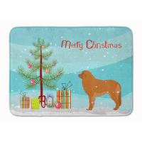"Caroline's Treasures Leonberger Merry Christmas Tree Floor Mat, 19"" x 27"", Multicolor"