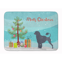 "Caroline's Treasures Portuguese Water Dog Christmas Tree Floor Mat, 19"" x 27"", Multicolor"