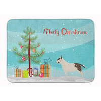 "Caroline's Treasures Bull Terrier Merry Christmas Tree Floor Mat, 19"" x 27"", Multicolor"