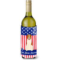 "Caroline's Treasures BB3044LITERK USA Central Asian Shepherd Dog Wine Bottle Hugger cold-beverage-koozies, 750 ml, Multicolor"