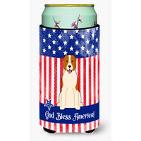 "Caroline's Treasures BB3044TBC USA Central Asian Shepherd Dog Tall Boy Hugger cold-beverage-koozies, Multicolor"