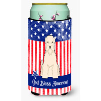 "Caroline's Treasures BB3056TBC USA Soft Coated Wheaten Terrier Tall Boy Hugger cold-beverage-koozies, Multicolor"