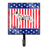 "Caroline's Treasures USA Patriotic Dalmatian Leash or Key Holder BB3283SH4, Small, Multicolor"