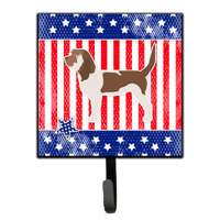 "Caroline's Treasures USA Patriotic Grand Basset Griffon Vendeen Leash or Key Holder BB3290SH4, Small, Multicolor"