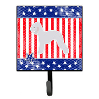 "Caroline's Treasures USA Patriotic Bedlington Terrier Leash or Key Holder BB3294SH4, Small, Multicolor"
