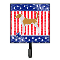 "Caroline's Treasures USA Patriotic American Foxhound Leash or Key Holder BB3298SH4, Small, Multicolor"