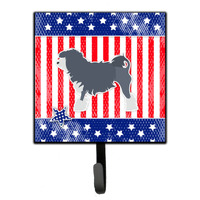 "Caroline's Treasures USA Patriotic Lowchen Leash or Key Holder BB3335SH4, Small, Multicolor"