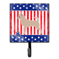 "Caroline's Treasures USA Patriotic Chihuahua Leash or Key Holder BB3350SH4, Small, Multicolor"