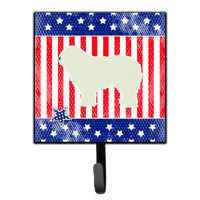 "Caroline's Treasures USA Patriotic Komondor Leash or Key Holder BB3355SH4, Small, Multicolor"