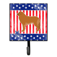 "Caroline's Treasures USA Patriotic Leonberger Leash or Key Holder BB3358SH4, Small, Multicolor"