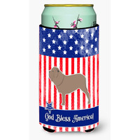 "Caroline's Treasures USA Patriotic Neapolitan Mastiff Tall Boy Beverage Insulator Hugger, Multicolor"