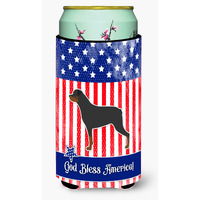 "Caroline's Treasures USA Patriotic Rottweiler Tall Boy Beverage Insulator Hugger, Multicolor"