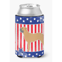"Caroline's Treasures USA Patriotic Bullmastiff Can or Bottle Hugger BB3371CC, Can Hugger, Multicolor"