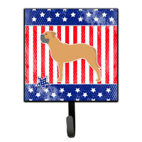 "Caroline's Treasures USA Patriotic Bullmastiff Leash or Key Holder BB3371SH4, Small, Multicolor"
