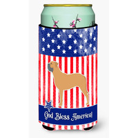 "Caroline's Treasures USA Patriotic Bullmastiff Tall Boy Beverage Insulator Hugger, Multicolor"