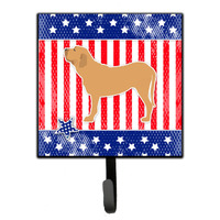 "Caroline's Treasures USA Patriotic Fila Brasileiro Leash or Key Holder BB3379SH4, Small, Multicolor"