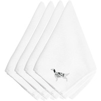 "Caroline's Treasures BB3381NPKE English Setter Embroidered Napkins (Set of 4), 20"", Multicolor"