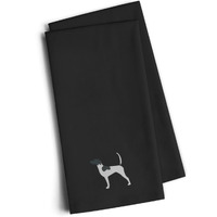 "Caroline's Treasures BB3395BKTWE English Pointer Black Embroidered Kitchen Towel (Set of 2), 28"" H x 19"" W, Multicolor"