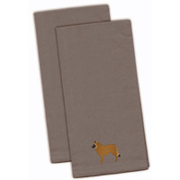 "Caroline's Treasures BB3461GYTWE Belgian Shepherd Gray Embroidered Kitchen Towel (Set of 2), 28"" x 19"", Multicolor"