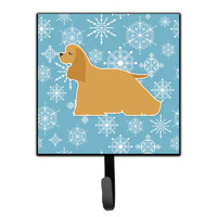 "Caroline's Treasures Winter Snowflake Cocker Spaniel Leash or Key Holder BB3486SH4, Small, Multicolor"