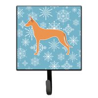 "Caroline's Treasures Winter Snowflake Pharaoh Hound Leash or Key Holder BB3488SH4, Small, Multicolor"