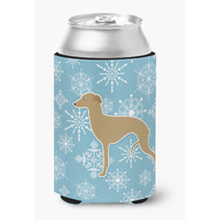 "Caroline's Treasures Winter Snowflake Italian Greyhound Can or Bottle Hugger BB3514CC, Can Hugger, Multicolor"