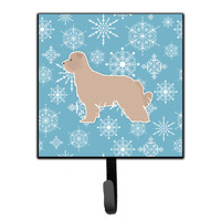 "Caroline's Treasures Winter Snowflake Pyrenean Shepherd Leash or Key Holder BB3518SH4, Small, Multicolor"