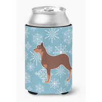 "Caroline's Treasures Winter Snowflake Australian Kelpie Dog Can or Bottle Hugger BB3529CC, Can Hugger, Multicolor"