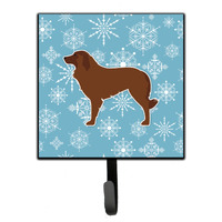 "Caroline's Treasures Winter Snowflake Portuguese Sheepdog Dog Leash or Key Holder BB3531SH4, Small, Multicolor"